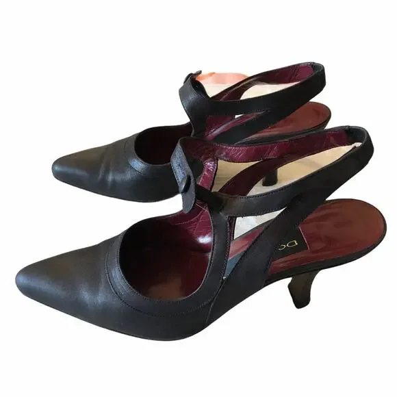 Donna Karan Astral Bronze Pump Pointed Toe 9 EUC